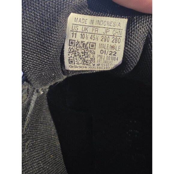 Adidas Duramo 10 Men's 11 Athletic Running Sneakers Trainers Shoes GW8342 Black - Picture 11 of 11